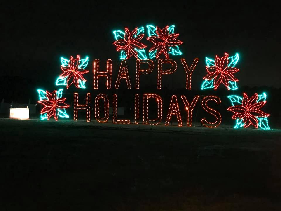 holiday light show splish splash waterpark