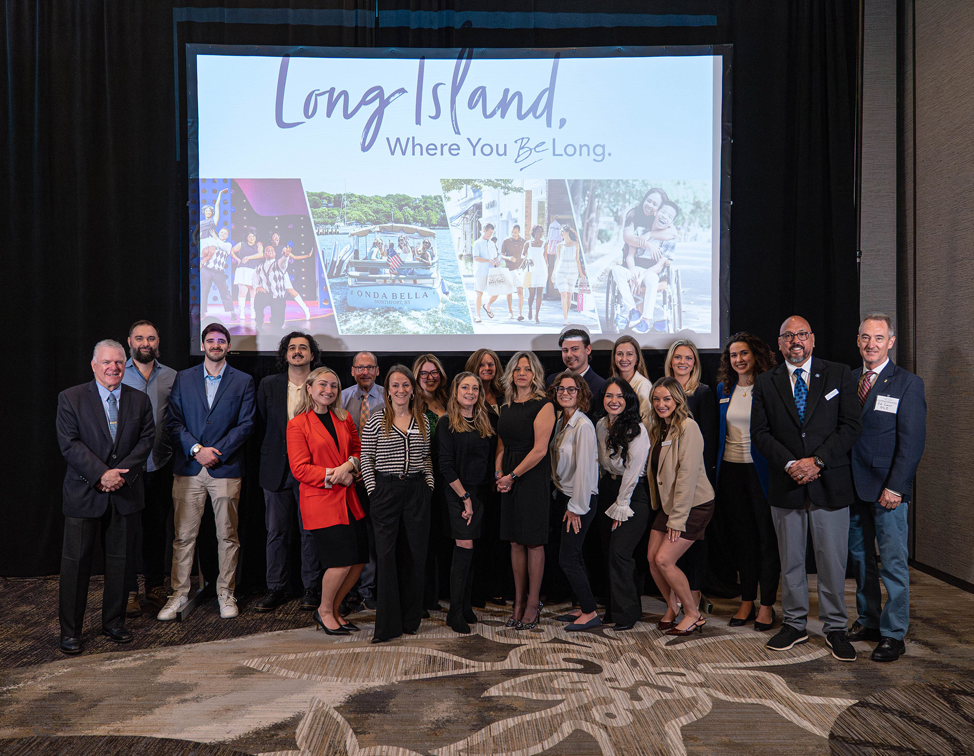 Group photo at the Discover Long Island annual team meeting