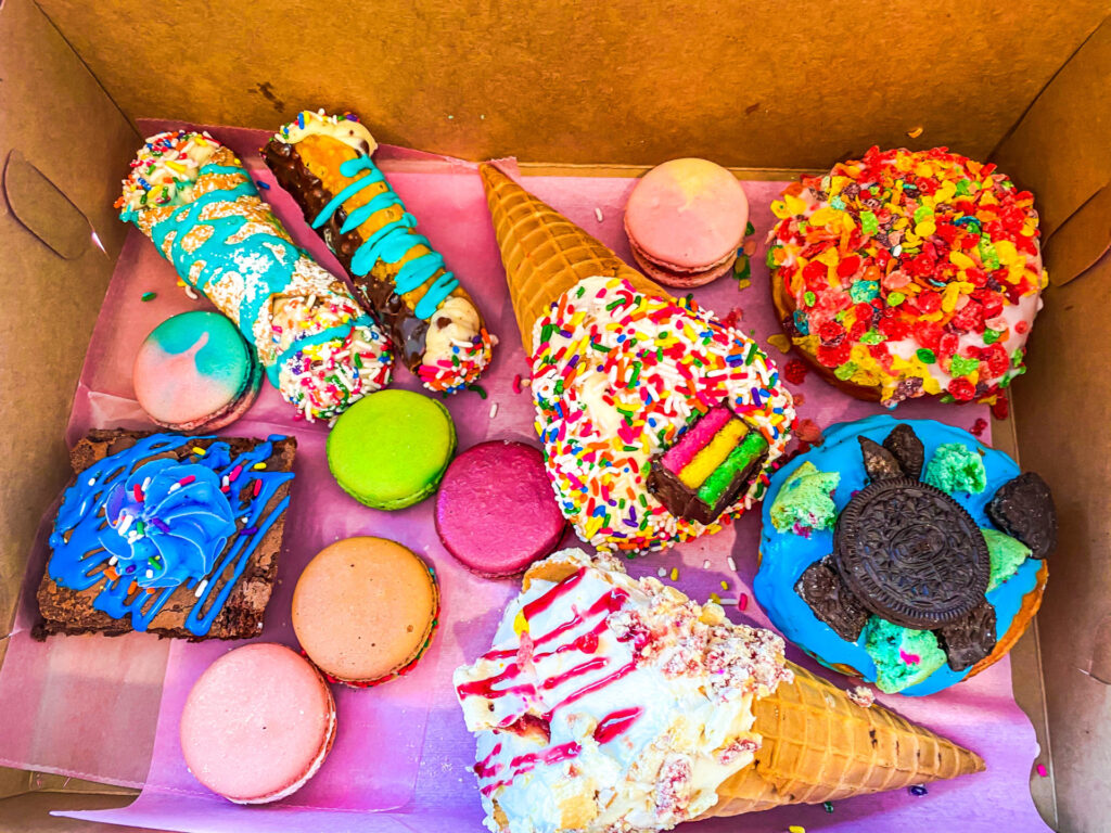 Assorted sweet treats from a Long Island bakery