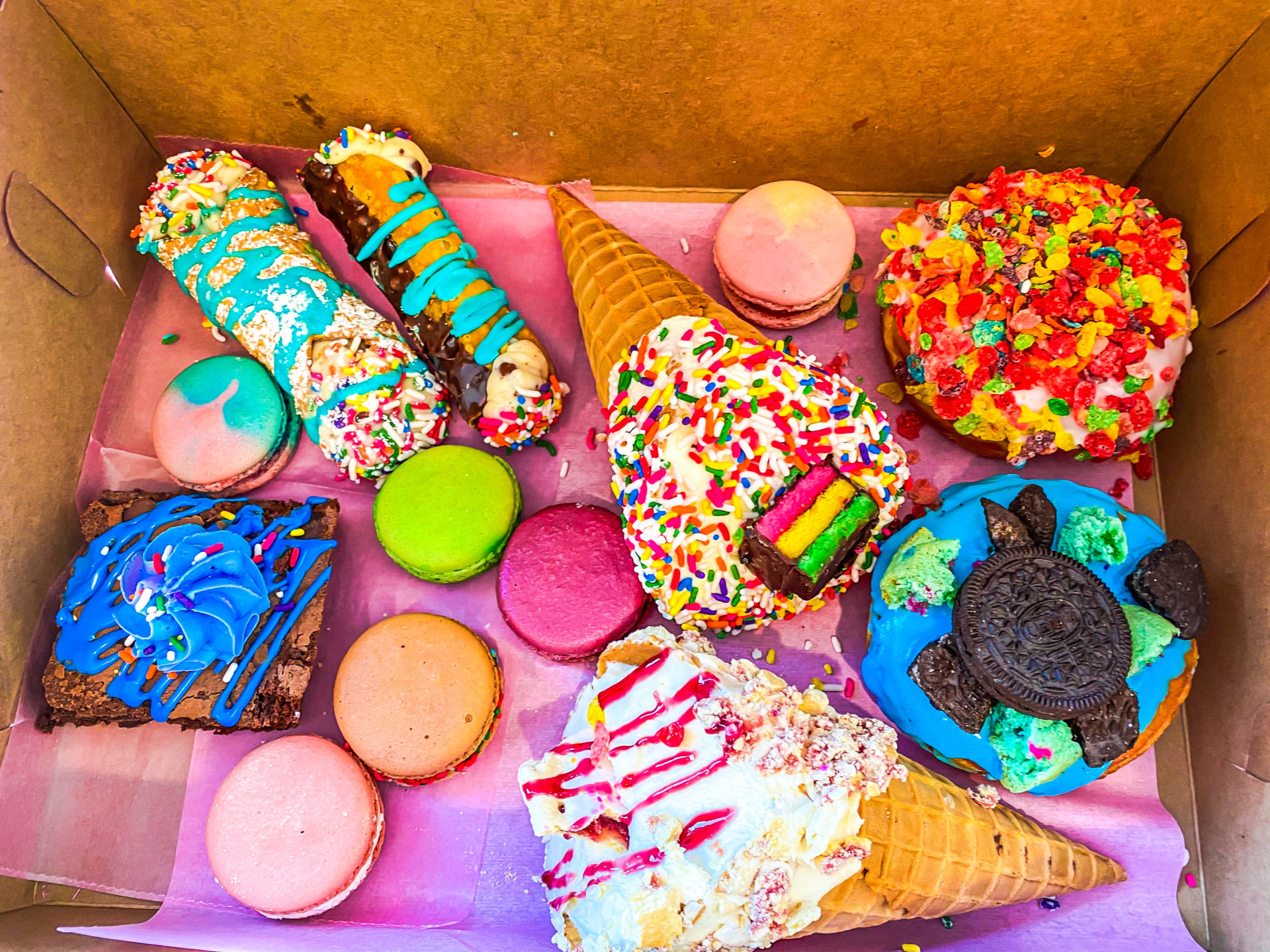 Assorted sweet treats from a Long Island bakery