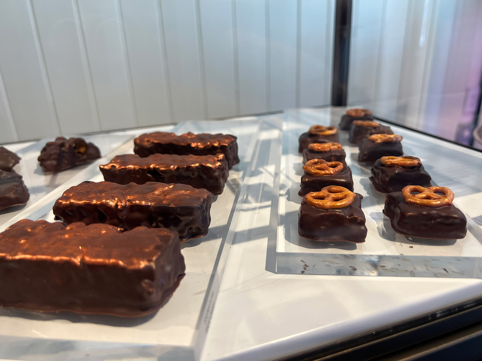 Handmade chocolate treats from Disset Chocolate on Long Island
