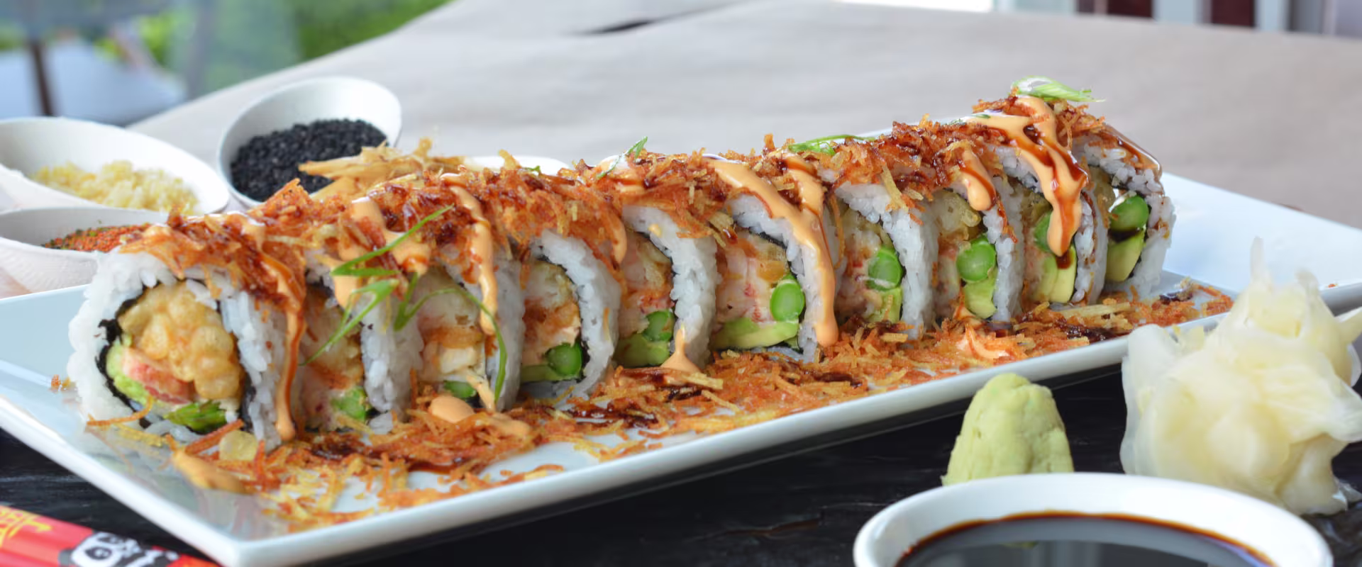 Sushi Roll made fresh on Long Island